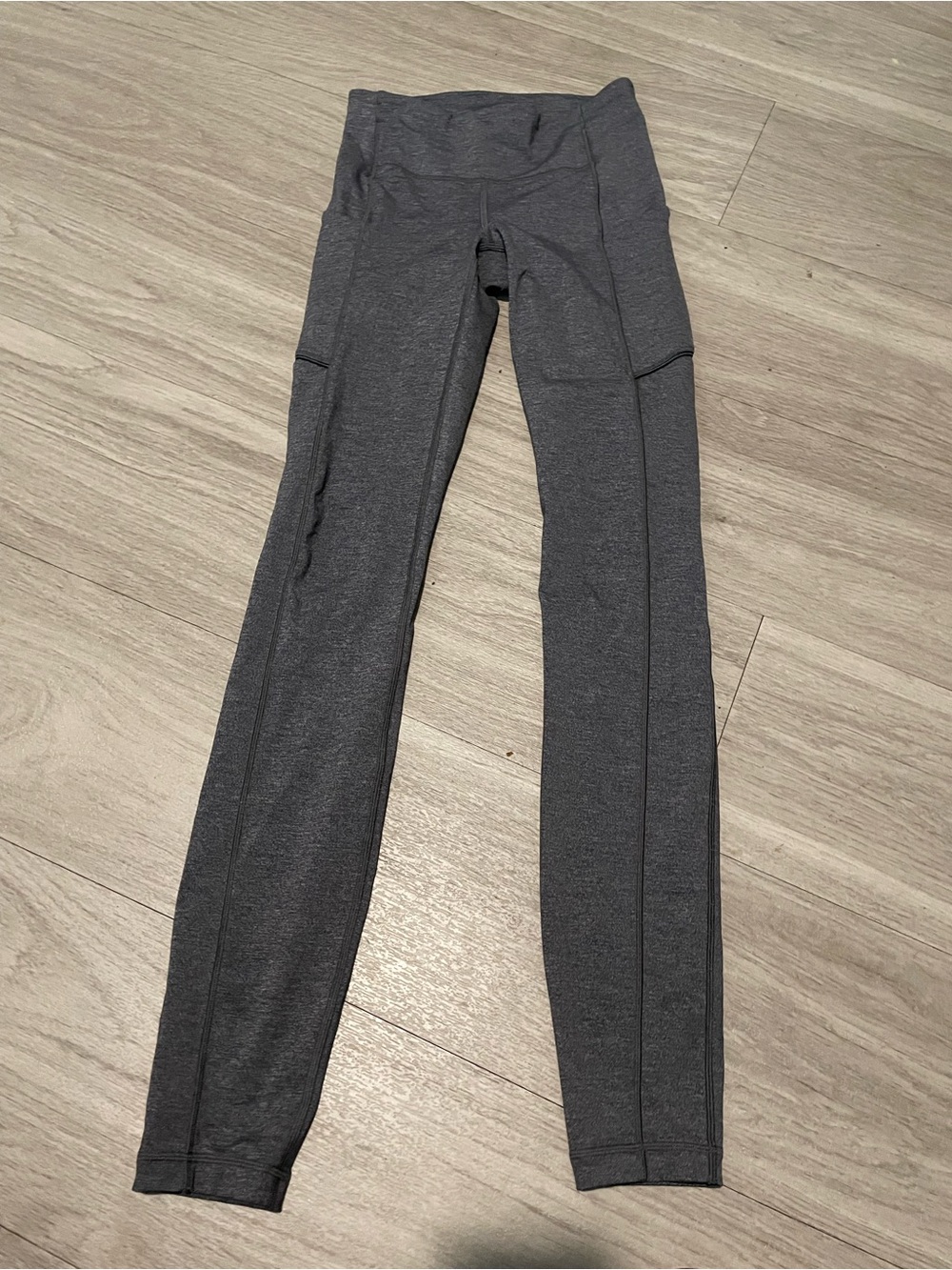 lululemon athletica Charcoal High-Rise Pocket Leggings